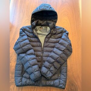 VENUSTAS Black Puffer Jacket for Men